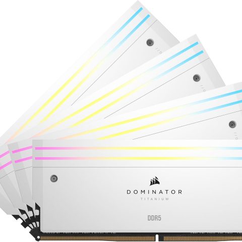 Corsair Dominator Titanium RGB DDR5-6400 64 GB (4 x 16 GB) Weiß