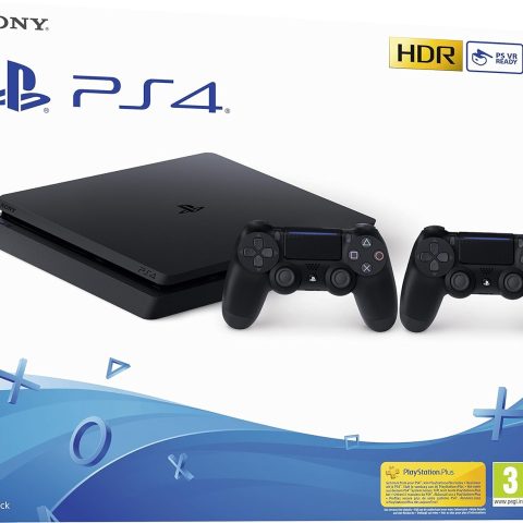 PlayStation 4 Slim 500 GB + zweiter DualShock 4 Controller